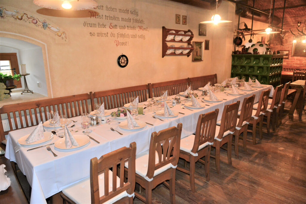 Firmenfeier im historischen Hofgebäude